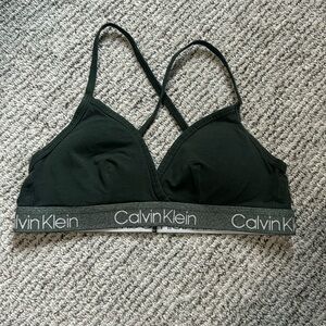 Women’s green size small calvin klein bra